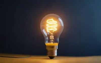 Un fondo amarillo brillante con un simple diagrama de circuito eléctrico en azul oscuro