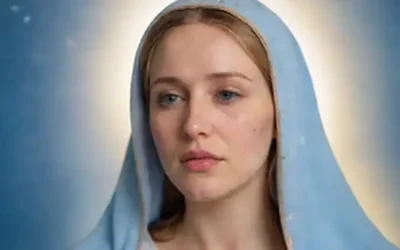 Una serena Virgen María