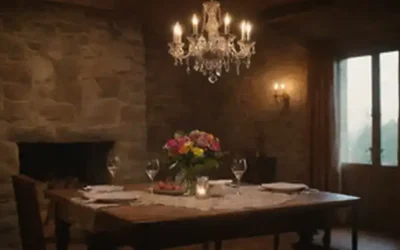 Un cálido y acogedor interior de inspiración francesa con acentos de madera
