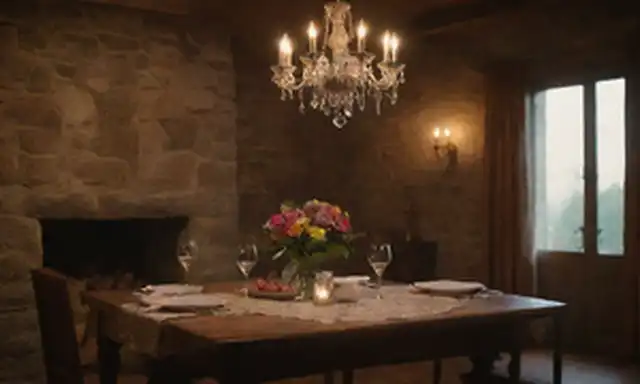 Un cálido y acogedor interior de inspiración francesa con acentos de madera