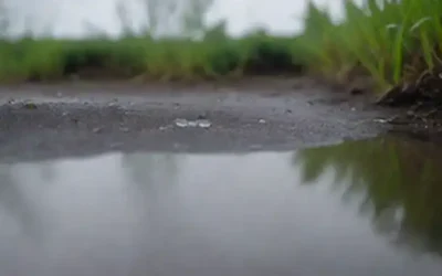 gotas de agua en una superficie caliente