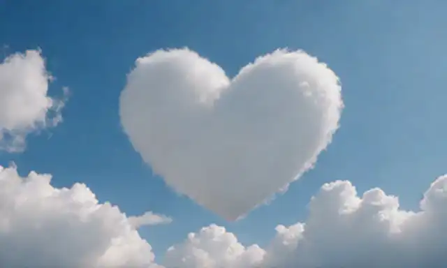 Un corazón con un resplandor sutil