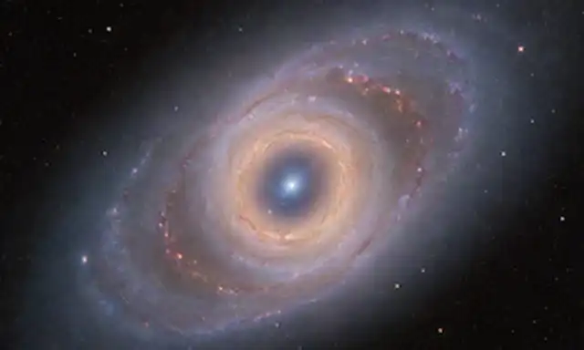 Swirling galaxia clusters