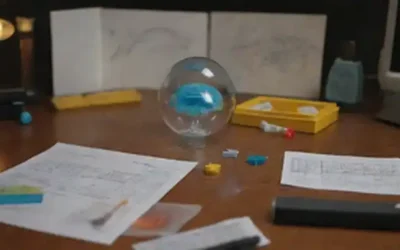 diagramas 3D con bloques de colores