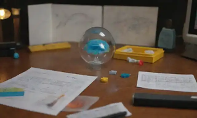 diagramas 3D con bloques de colores