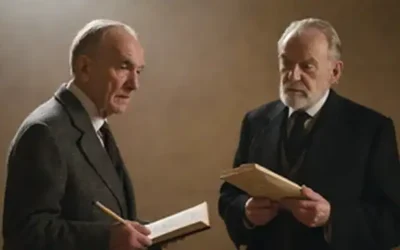 Un anciano de aspecto sabio con una ceja surcada