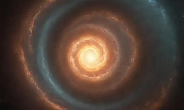 Vortex girando, nubes cósmicas flotando, energías sutiles fluyendo, puertas misteriosas abriendo, pasillos infinitos desplegando, paisajes etéreos brillando, cuerpos celestes bailando, ondas cuánticas resonando, esferas intersectando, mezclando dimensiones, formas abstractas morphing y patrones místicos evolucionando