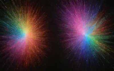 Una ráfaga de colores vibrantes
