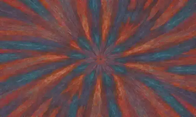 Un grupo diverso de personas, diversas texturas y colores, elementos entrelazados, patrones giratorios, formas abstractas, formas fragmentadas, caos tipo kaleidoscopio