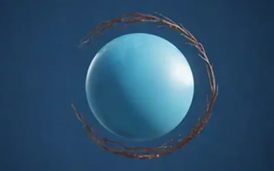 Un fondo azul brillante con un efecto gradiente sutil