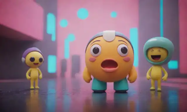 personajes de dibujos animados 3D