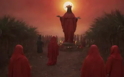 Una procesión en forma de cruz